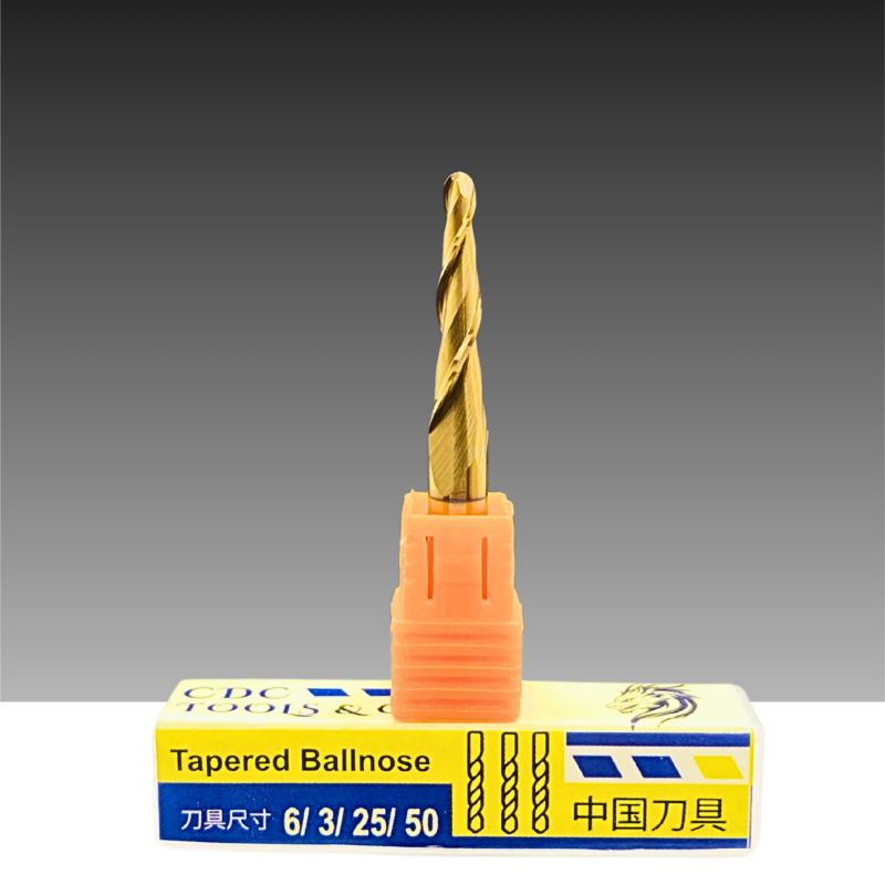 CDC Tools 3D Ball Nose CNC Carving Bit – Premium Carbide